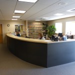 Front desk of Lumberton practice location of {PRACTICE_NAME]