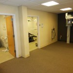 Hallway with CBCT scanner of Lumberton practice location of {PRACTICE_NAME]